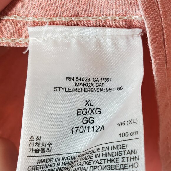 Gap 1969 100% Cotton Women's Button Down XL - Picture 8 of 8